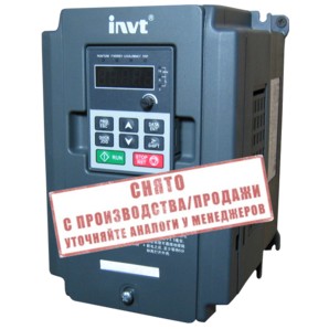 Частотный преобразователь 5,5 кВт 380В INVT GD100-5R5G-4